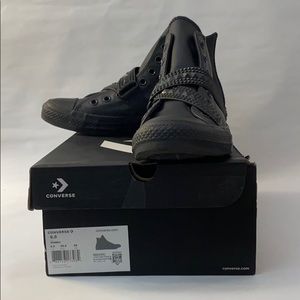 Converse Punk Strap Slip-on Leather Hi-tops